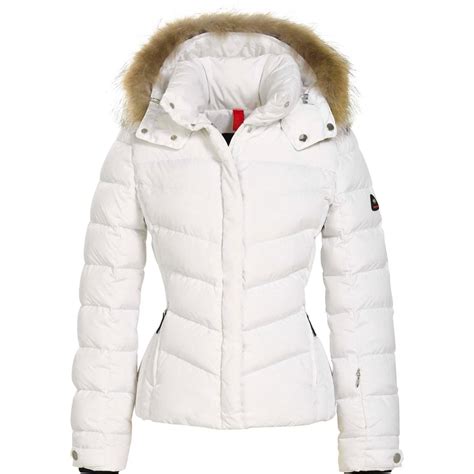 Bogner Sally D In White Designer Ski Jacket Bogner Down Ski Jacket