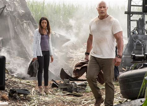 A silverback gorilla, a wolf and a reptile grow to a monstrous size after a rogue genetic experiment goes wrong. Rampage-Movie-2018-Scene - FilmGordon