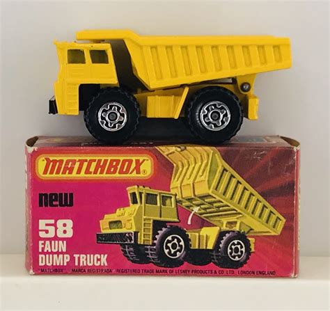 Matchbox Superfast No 58 Faun Dump Truck Toy Hunter Uk Retro