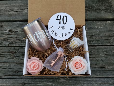 Th Birthday Gift Box For Women Unique Gifts For Women Th Etsy