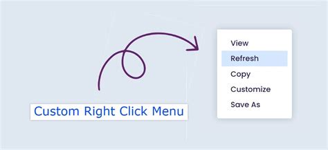 Custom Right Click Context Menu Using Javascript