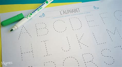 Apprendre À Tracer Les Lettres De Lalphabet En Majuscule