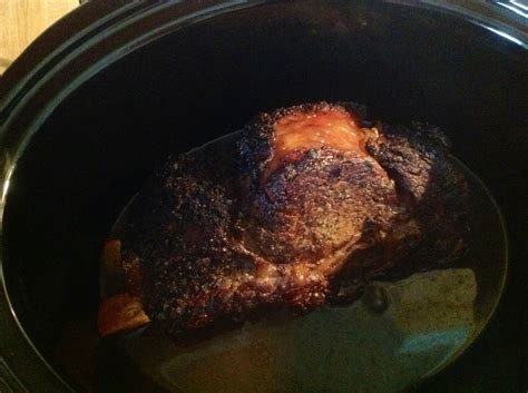 Olive oil, ground pepper, mushrooms, sea salt, fresh rosemary and 5 more. My first ever prime rib roast ( 6 ) Six hours in slow cooker = crisp, tender and juicy medium ...