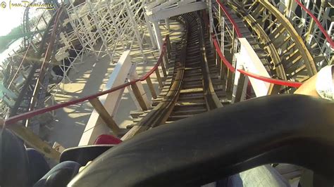 Gröna Lund 2014 Twister Wooden Roller Coaster Onboard Front Seat Pov Hd Youtube
