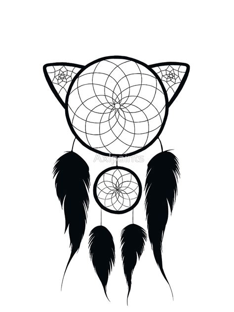 Dreamcatcher Drawing Black And White Free Download On Clipartmag