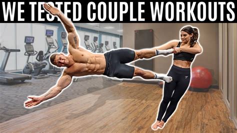 We Tested Viral Couples Workouts Partner Home Workout Youtube