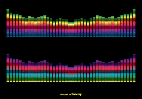 Colorful Vector Sound Bars Illustration 107181 Vector Art At Vecteezy