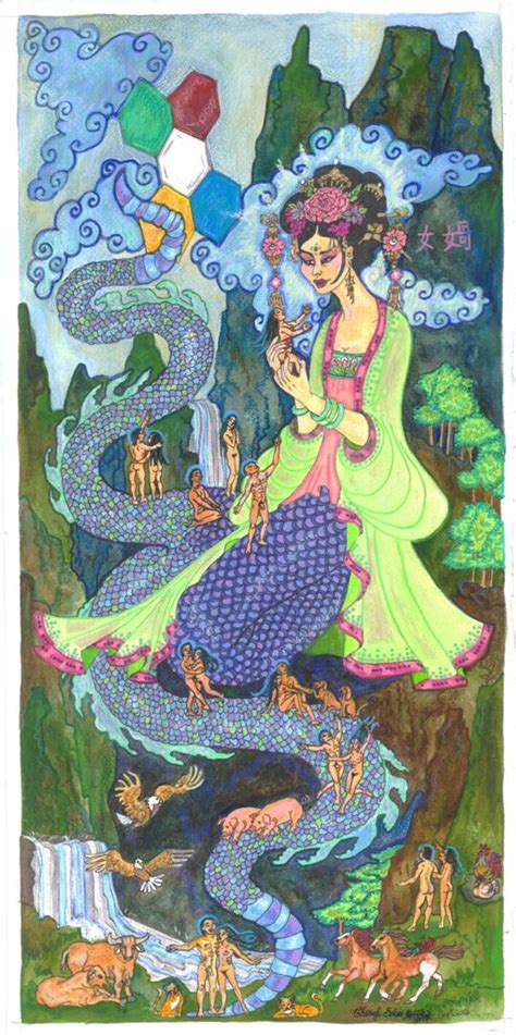 Nuwa Is The Mother Goddess Who Created Humans And Animals In Ancient