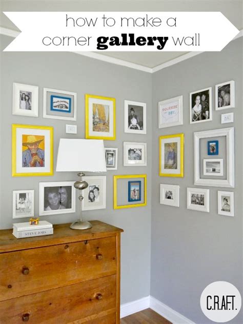 how to make an easy gallery wall c r a f t