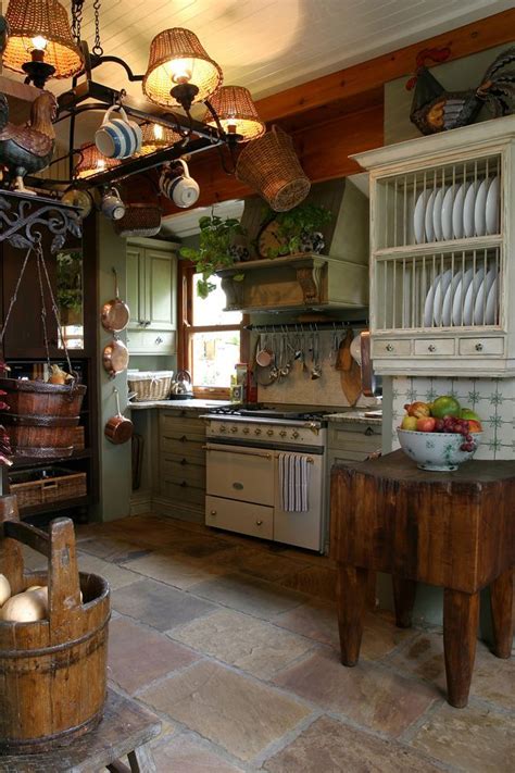 A traditional kitchen stone floor filled with character sets off a classic shaker kitchen perfectly in this case study featuring paris casa limestone. 10 Best Floorings For Your Rustic Kitchen