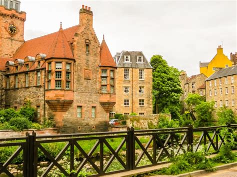 Dean Village Medieval Village In Edinburgh City And Tourist Attraction