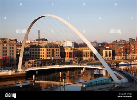 Gateshead Millennium Bridge Newcastle Gateshead Tyne And Wear