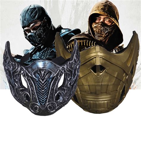 Mortal Kombat Sub Zero Kuai Liang Scorpion Hanzo Hasashi Mask Cosplay Costume Helmets Pvc Masks
