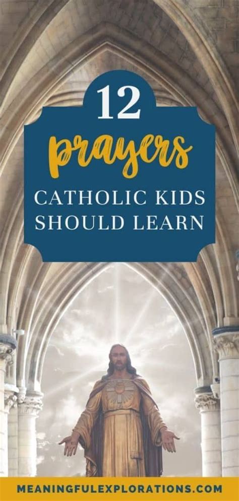 12 Prayers Catholic Children Should Learn Printable Prayers Prayers