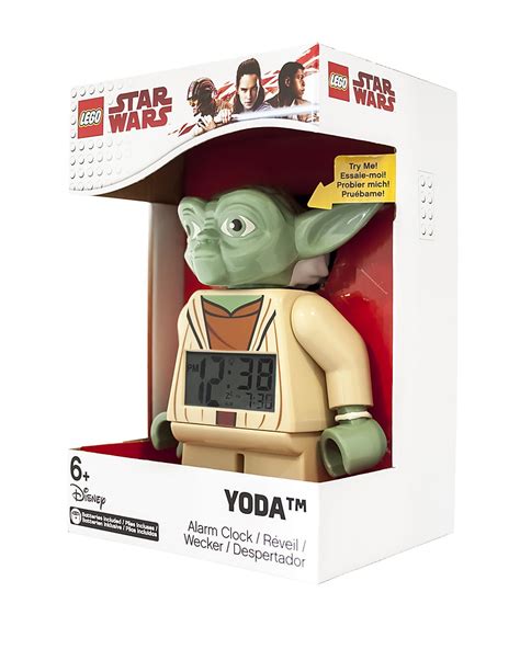 Lego Lego Star Wars Yoda Minifigure Light Up Alarm Clock Unisex Bambini