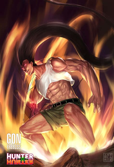 He's one of the 9 starter characters currently available. ArtStation - Raging Gon, Lariz Santos