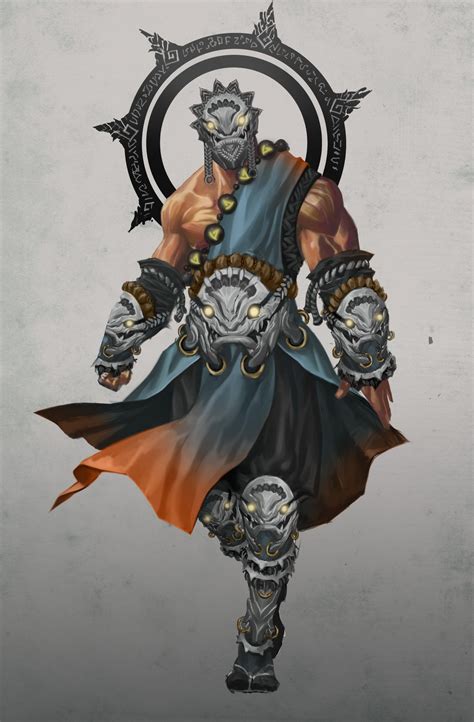 Monk Armor Fantasy Character Design Character Design Character Art
