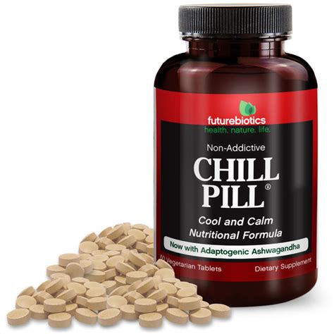 Chill Pill Natural Relaxation Supplements Futurebiotics