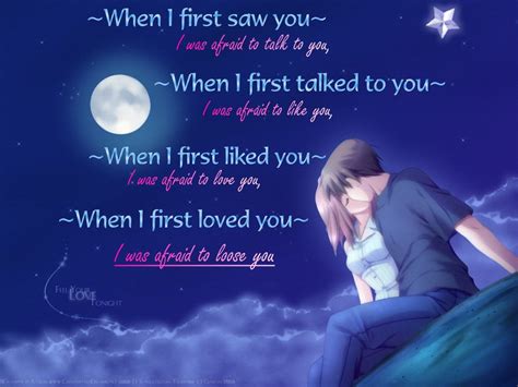 Anime Couple I Love You Quotes Quotesgram
