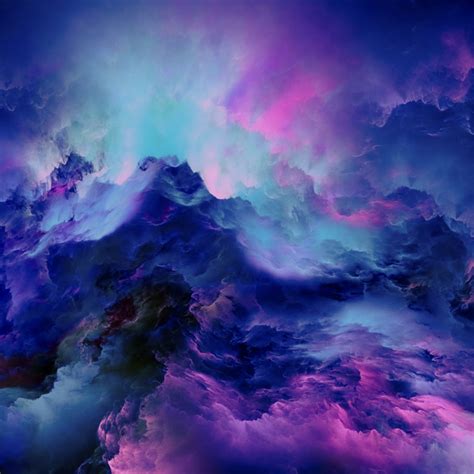 1080x1080 Resolution Colorful Clouds Abstract 4k 1080x1080 Resolution