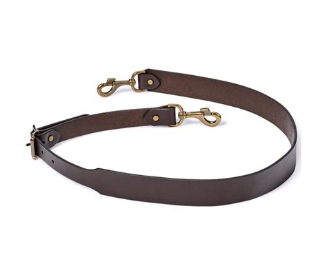 Filson Wide Leather Shoulder Strap Brown L