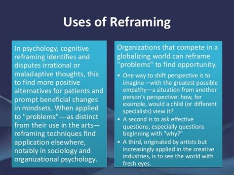 A Guide To Reframing