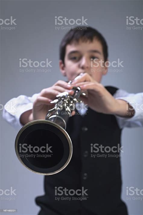 Boy Playing On The Clarinet Stock Photo Download Image Now Art Art