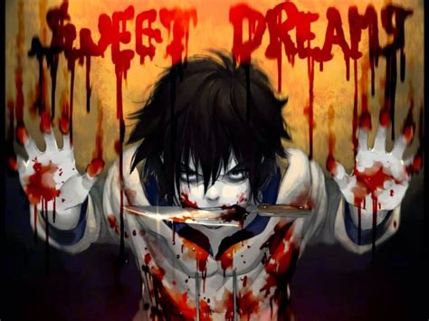 Jeff The Killer Sweet Dreams Anime Wallpaper 1440x1080