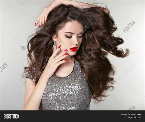 Beauty Makeup Healthy Long Hair Image And Photo Bigstock