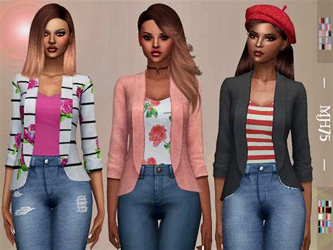 The Sims Resource S4 Sonata Topjacket