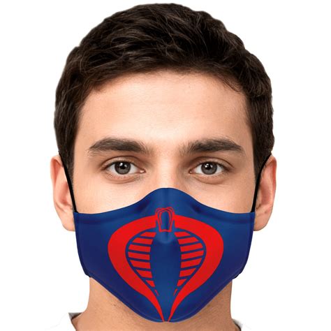 Blue Cobra Face Mask Cobra Commander Mask Gi Joe Face Etsy