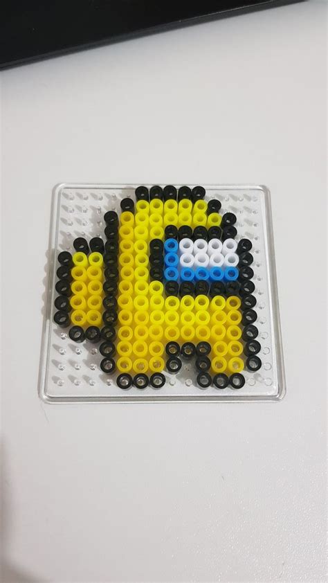 Hama Beads Among Us Perler Bead Disney Diy Perler Bead Crafts Easy