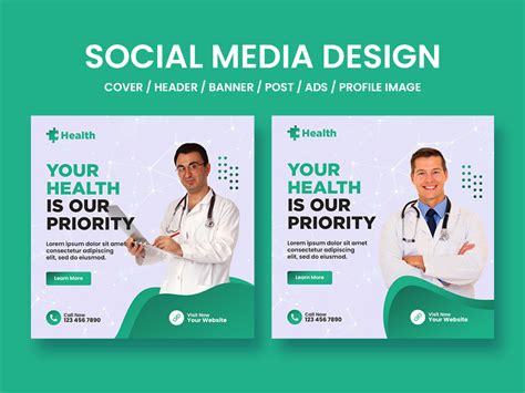 Medical Health Social Media Post Design Social Media Post Paid Social