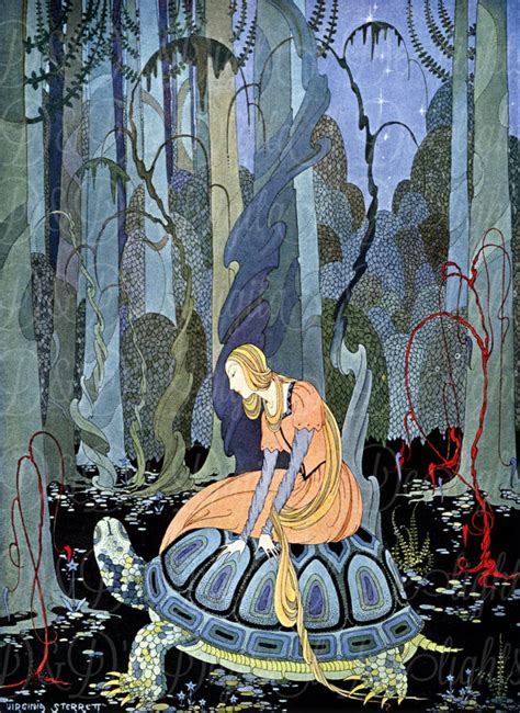 When william spends the last of his money at a charity ball for a date with a princess, little does he know he's bought the real deal. RARE. Princess On Turtle. Art DECO French Fairy Tale Digital