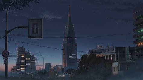 Anime City Wallpapers On Wallpaperdog