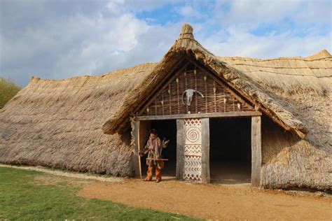 Butser Unveil Neolithic House Reconstruction Wessex Archaeology