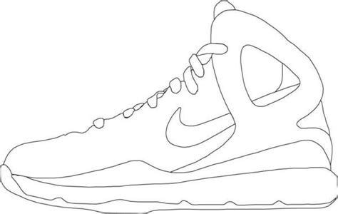 Amazing Nike Shoe Coloring Page Download Print Or Color Online For Free