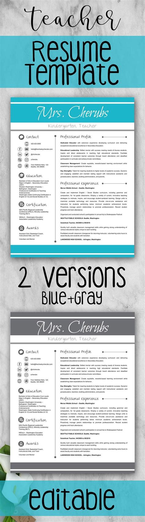 Resume Template With 2x2 Picture Free Resume Ideas