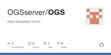 GitHub OGSserver OGS Open Geospatial Server