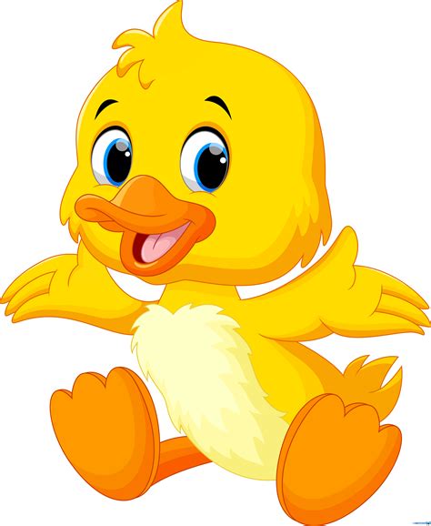 Ducks Clipart Baby Goose Cute Baby Duck Cartoon Png Download Full