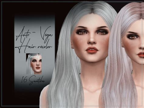 Anto Vega Hair Recolor By Reevaly At Tsr Sims 4 Updates