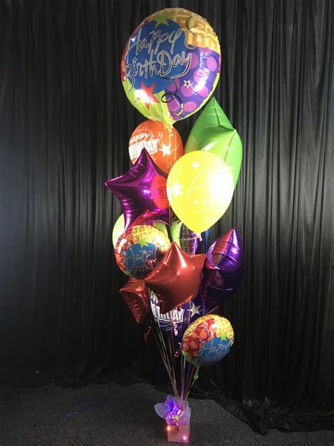 Great for any age and is the gift that keeps giving. Colourful birthday balloon bouquet delivered in Brisbane ...