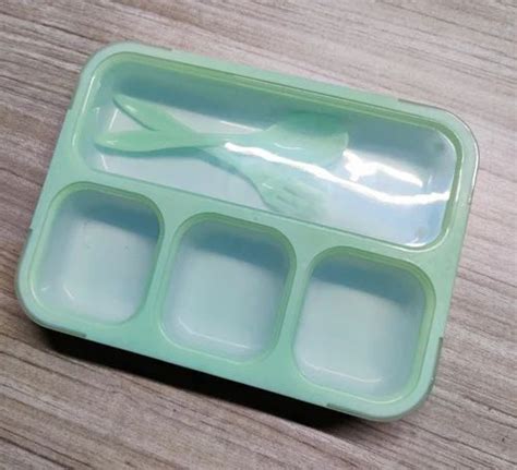 4 Compartment Plastic Lunch Box At Rs 110piece Plastic Lunch Box In