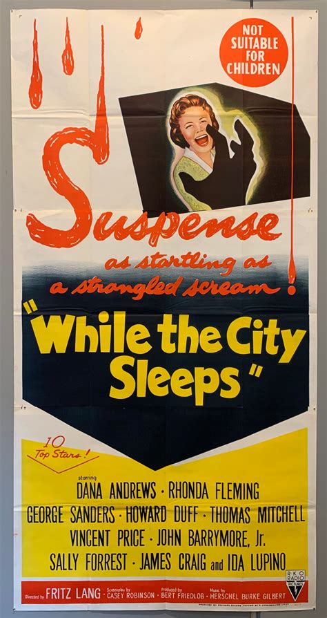 While The City Sleeps Poster Museum