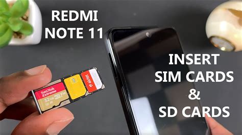 Redmi Note How To Insert SIM And SD Card YouTube