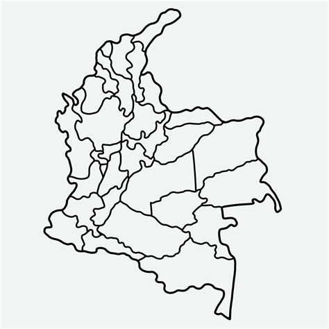 Croquis Dibujar Mapa Politico De Colombia Sexiz Pix
