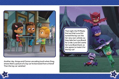 You get to read and others get to listen to the audio recording of the book. PJ Masks 3-Minute Bedtime Stories | Book by Various ...