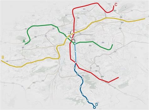 Metro D Praha Mapa Slepá Mapy Metra • Metro