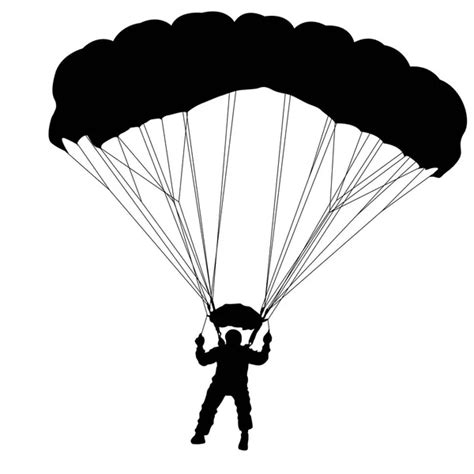 Parachutist — Stock Vector © Vule46 3478368