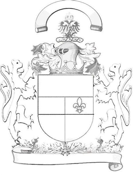 Coat-of-arms outline | Coat of arms, Family crest tattoo, Heraldry